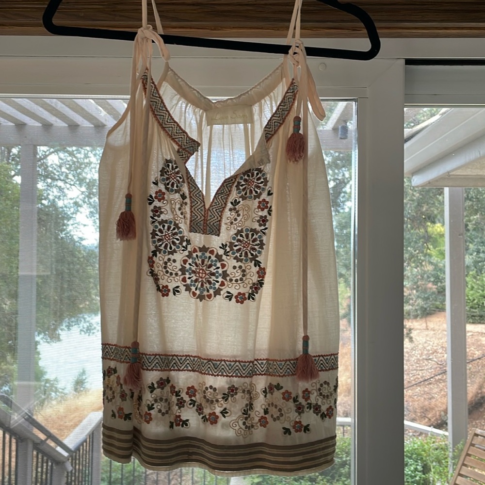 Love Sam embroidered camisole
